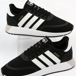 black and white adidas